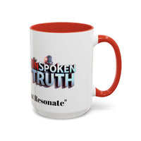 Graphic Drinkware "The UnSpokenTruth" Mug with Accent Coffee Mug (11, 15oz)