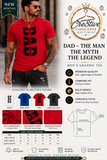 Graphic “DAD” The Man, Myth & Legend T-Shirt