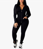 Two Pcs Chill Set, Hooded Jacket & Matching Pants