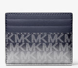 Michael Kors, Limited Edition Cooper Ombré Leather Logo Tall Card Case