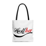 Graphic Custom Designed "HUSTLHER" Tote Bag