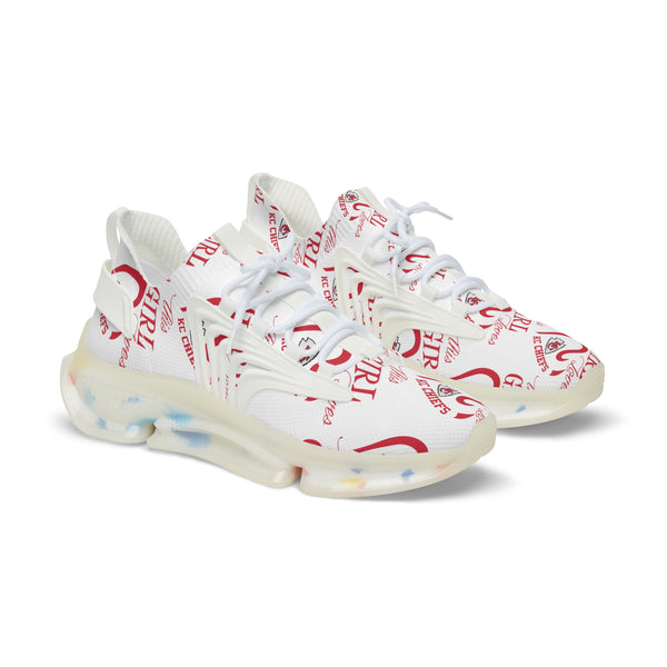 Graphic Custom Designed Ladies "Kansas Chief" Mesh Sneakers
