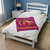 "They NOT Like US" Customized Plush Blanket-Name can be added