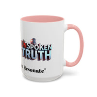 Graphic Drinkware "The UnSpokenTruth" Mug with Accent Coffee Mug (11, 15oz)