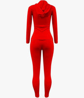 Two Pcs Chill Set, Hooded Jacket & Matching Pants