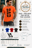 Graphic “DAD” The Man, Myth & Legend T-Shirt