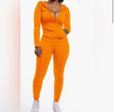 Two Pcs Chill Set, Hooded Jacket & Matching Pants