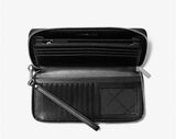 MICHAEL KORS, Jet Set Travel Zebra Print Calf Hair Continental Wallet/ Wristlet Phone Case