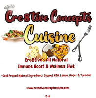 Wellness Shots-2oz, Ginger, Turmeric & Lemon