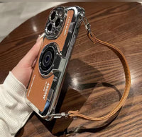 iPhone, Trendy Vintage Camera case w/ Strap-One