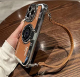 iPhone, Trendy Vintage Camera case w/ Strap-One