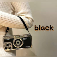 iPhone, Trendy Vintage Camera case w/ Strap-One