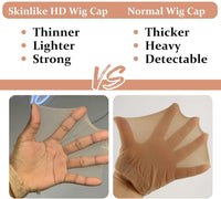 Premium Skin-like HD Wig Cap for Women, Ultra-thin Invisible Sheer