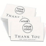 Customized Business “Thank You”Cards 100/200pcs with Logo