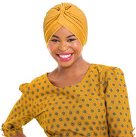 Women's Comfortable Chemotherapy Turban - Multicolor Polyester Beanie