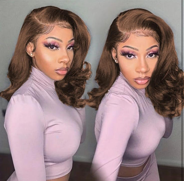 Signature Mane, Human Hair HD Lace Frontal Unit 12 Inch