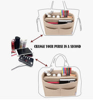 Removable Felt Purse Organizer Insert