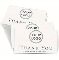 Customized Business “Thank You”Cards 100/200pcs with Logo