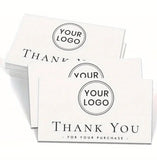 Customized Business “Thank You”Cards 100/200pcs with Logo