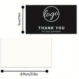 Customized Business “Thank You”Cards 100/200pcs with Logo