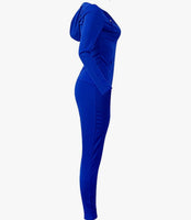 Two Pcs Chill Set, Hooded Jacket & Matching Pants