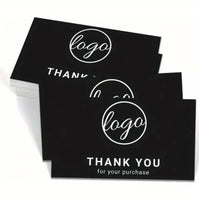 Customized Business “Thank You”Cards 100/200pcs with Logo