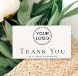 Customized Business “Thank You”Cards 100/200pcs with Logo