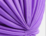 Women's Comfortable Chemotherapy Turban - Multicolor Polyester Beanie