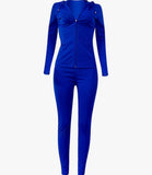 Two Pcs Chill Set, Hooded Jacket & Matching Pants