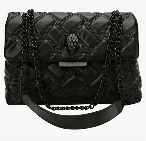 Trendy, Shoulder Bag Leather, Diamond Lattice Design, Messenger Style