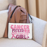 Graphic Custom "Cancer Awareness" Crossbody Bag