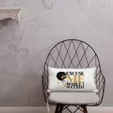 Graphic "Watch Me" Premium Pillow