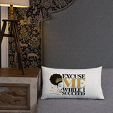 Graphic "Watch Me" Premium Pillow