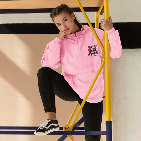 Cancer Awareness & Support Packable Jacket