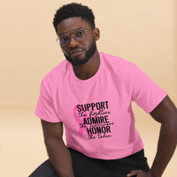 Men's Graphic T-Shirt "SUPPORT, ADMIRE & HONOR"