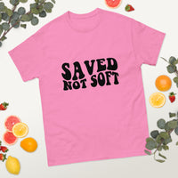 Graphic Custom Unisex "SAVED NOT SOFT" T-SHIRT