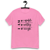 Graphic T-Shirt  "I AM CAPABLE,WORTHY, ENOUGH"