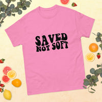 Graphic Custom Unisex "SAVED NOT SOFT" T-SHIRT