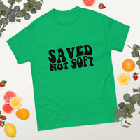 Graphic Custom Unisex "SAVED NOT SOFT" T-SHIRT