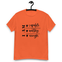 Graphic T-Shirt  "I AM CAPABLE,WORTHY, ENOUGH"