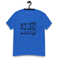 Graphic T-Shirt  "I AM CAPABLE,WORTHY, ENOUGH"