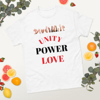 Graphic T-Shirt "UNITY, LOVE, POWER"