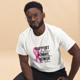 Men's Graphic T-Shirt "SUPPORT, ADMIRE & HONOR"
