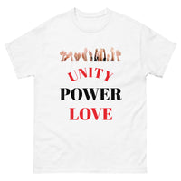 Graphic T-Shirt "UNITY, LOVE, POWER"