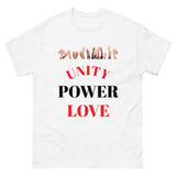 Graphic T-Shirt "UNITY, LOVE, POWER"