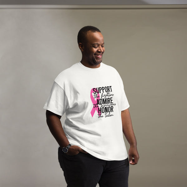 Men's Graphic T-Shirt "SUPPORT, ADMIRE & HONOR"