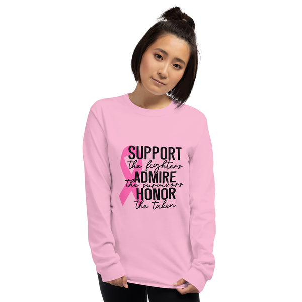 SUPPORT, ADMIRE & HONOR-Long Sleeve Shirt