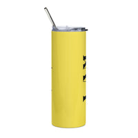 Graphic Stainless Steel CUSTOM "I AM"........Tumbler-YELLOW