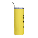 Graphic Stainless Steel CUSTOM "I AM"........Tumbler-YELLOW