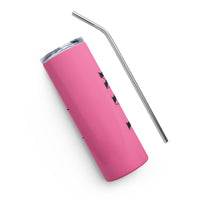 Graphic Stainless Steel CUSTOM "I AM"........Tumbler-PINK